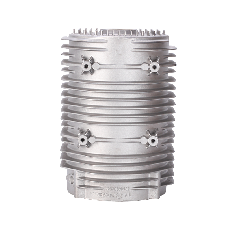 Aluminium Die Casting Hoisting Drum dengan lubang dan benang dimesin